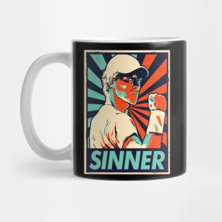 Jannik Sinner Retro Mug